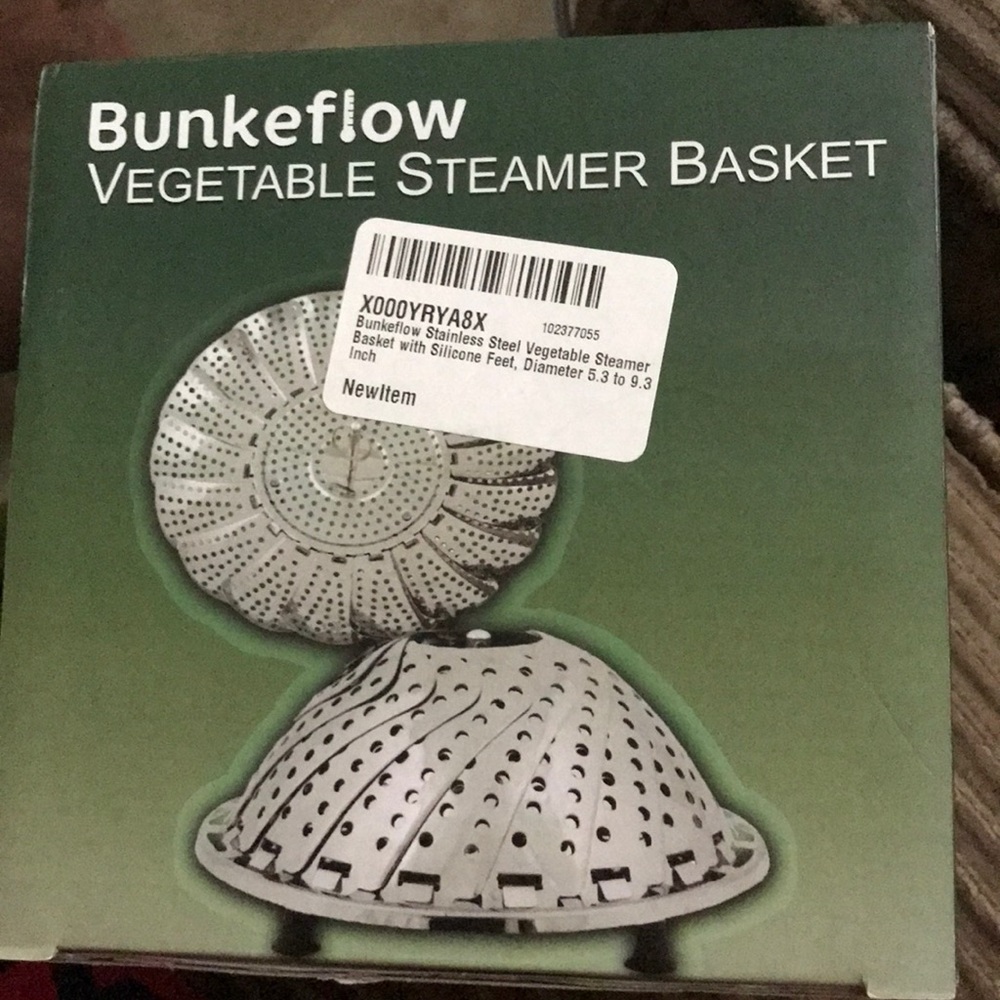 Vegetable steamer basket